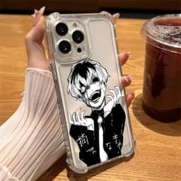 Tokyos Anime Ghouls Hot Phone Case Clear For iPhone 17 16 14 15 11 12 13 Pro Max 16E 16 Plus 17Air Soft Shockproof Silicon Cover