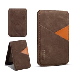 Detachable Leather Wallet Magnetic Phone Holder For Magsafe iPhone 17 Air 16 15 14 Plus 13 12 Pro Max Stand Bank ID Card Cover