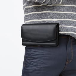 Universal Leather Phone Holster Belt Clip Case For iPhone 16 15 14 13 Pro Max Samsung S24 S23 Huawei Xiaomi Men Waist Bag Cover
