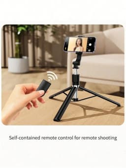 1700mm Selfie Stick Wireless Selfie Stick Phone Tripod Extendable Stand Foldable Monopod For Smartphones Balance Steady Shootin
