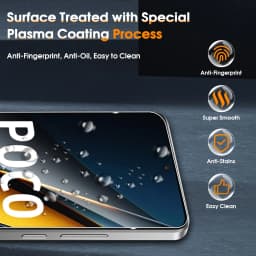 Screen Protector For POCO X6 Pro XIAOMI Tempered Glass High Aluminum 9H HD Clear Transparent Case Friendly