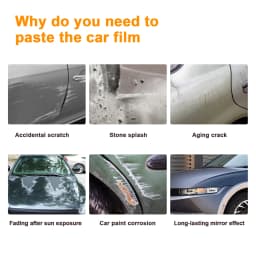 TPU Original Car body Stickers Anti-collision Transparent Protective Film For Hyundai IONIQ 5 2022-23 Headlight Rearview Mirror