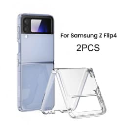 Toocki Transparent TPU Phone Case For Samsung Galaxy Z Flip 6 5 4 3 5G Phone Protector Shockproof Cover For Samsung Z Flip 6 5 4