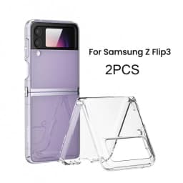 Toocki Transparent TPU Phone Case For Samsung Galaxy Z Flip 6 5 4 3 5G Phone Protector Shockproof Cover For Samsung Z Flip 6 5 4