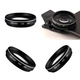 4K HD Phone Camera Lens Kit 15X 30X Macro Lens Clip On Cell Phone Camera Filter Lens For iPhone Samsung Android Smartphone New