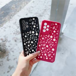 For Samsung Galaxy A56 5G A17 A07 A36 A26 A16 A06 A15 A25 A55 A35 A54 A14 A34 S26 Ultra S25 FE S24 Plus Daisy Flower Phone Case