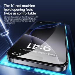 3Pcs For Apple iPhone 17 Pro Max 16 15 14 Plus 13 Air Tempered Glass Screen Protector 9H No Dust Bubbles Mobile Accessories