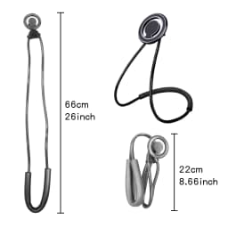 Universal smartphone holder, neck-hanging magnetic phone holder, lazy phone holder