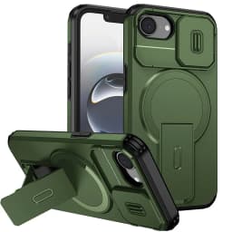 Armor Funda For iPhone 16e Case Slide Lens Protect Coque For iPhone 16 e iPhone16e For Magsafe Magnetic Wireless Charging Cover