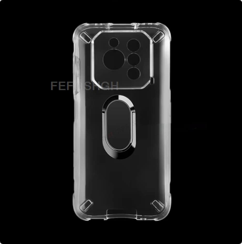 For RugOne Xever 7 Pro RugOneXever7Pro RugOneXever7 Xever7Pro Xever7 Back Ring Holder Bracket Phone Case TPU Soft Silicone Cover