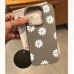 Daisy Flower Silicone Lichee Pattern Case For Xiaomi 15T 14T Pro 15 Ultra 13T POCO X7 X6 X5 Pro F7 F6 F5 X3 GT M4 M6 M7 X4 NFC