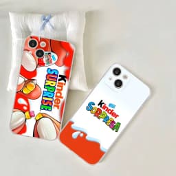 Cute Kinder Surprise Eggs Logo TPU Silicone Case For IPhone 11 12 13 14 15 16 17 Pro Max Shockproof Clear Back Cover