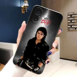 Phone Case For iphone 17 AIR 17E 16E SE4 16 15 14 8 7 Plus 13 12 11 Pro XR Max TPU Funda Shell Cover M-Michael J-Jackson Singer