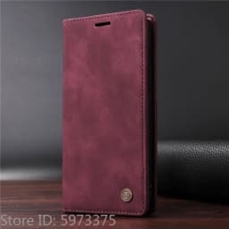 Retro Matte Luxury Flip Wallet Case For Samsung Galaxy Quantum 5 6 4 M05 F05 A556S A566S Stand Solid Colors Leather Phone Cover
