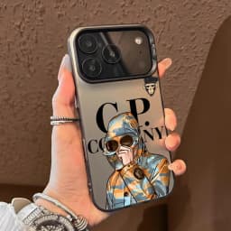 C-ComPanys-luxury-C-Cp Phone Case Colored Silver Trendy Phone Case For IPhone 17 Air 16 15 14 13 12 Pro Max 11 Couple