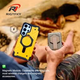 Kickstand Magnetic Case for Samsung S26 Ultra S25 S24 S23 S26ULTRA Rugged Shockproof heavy-duty Armor MagSafe Protective Cover