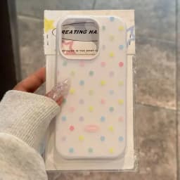 Cute Colorful polka dots Silicone Matte Candy Color 2 in 1 Phone Case for iPhone 17 Air 16e 16 15 14 13 Plus 12 11 Pro X XR Max