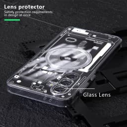 For Samsung Galaxy A56 A36 A16 A55 A35 A15 A54 A17 5G S26 S25 Soft Magsafe transparent protective case wireless charging Cover