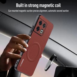 For OnePlus 10 Pro Case Luxury Car Magnetic Holder Phone Case For One Plus 10 Pro 5G 10Pro Silicone Shockproof Back Cover Coque