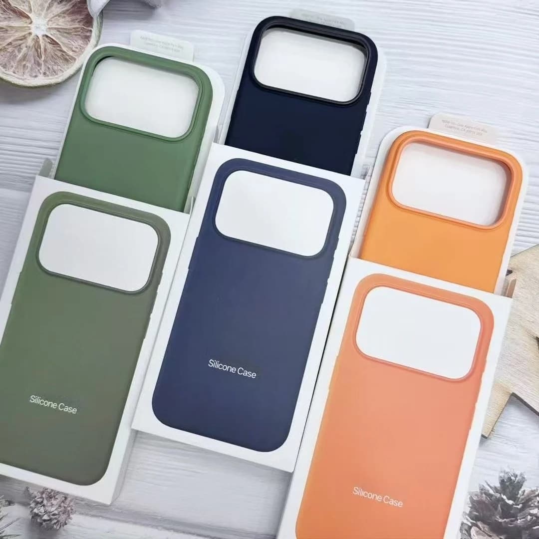 Original 1:1 Liquid Silicone Magnetic Case for IPhone17 Pro Max 17Pro 17 AI Button Animation for Magsafe Wireless Charge Cover