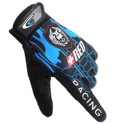 Men's Gloves Summer Spring Wolf Skull Breathable Non-Slip Touchscreen Cycling Sports Motorcycle Exercise Women Racing Gloves