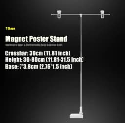 Photography Photo Backdrop Stands Adjustable T-Shape Background Frame Support System Stands With Clamps for Video Studio
