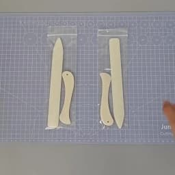 2pcs Folder Paper Creaser Tool Plastic Bone Scoring Folding Creasing Scrapbooking DIY Handmade Bookbinding Cards Tool