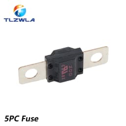 1Set ANS trumpet Fork Plug Fuse 20A 30A 40A 50A 60A 70A 80A 100A 150A 200A Bolt fixed insurance film + ANS-8 Safety plate base