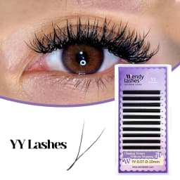 Wendy Lashes W Shape Bloom 3D/4D/5D/6D/8D Premade Volume YY Shape Fake Eyelashes Makeup Supplies High Quality Natural Cílios YY