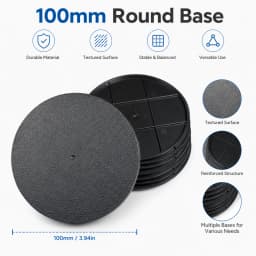 Wargame Base World -100mm Round Bases