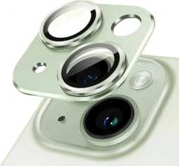2Pcs Metal Alloy Camera Lens 9H Tempered Glass Protector For iPhone 11 12 13 mini 14 15 16 Pro Max Plus Full Cover Len Film