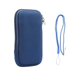 Universal Neoprene Phone Bag For iPhone 15 14 13 12 Pro Max Samsung Xiaomi USB Data Cable Charge Treasure Shockproof Storage Bag