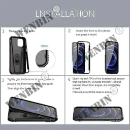 Case For Samsung S25 S24 S23 Ultra Plus S24 FE A56 A36 A16 Heavy Duty with Camera 360 Degree Rotate Kickstand Shockproof Cover