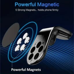 1Pc Magnet Car Mobile Phone Bracket L-shaped Car interior air Outlet Vent Bracket Magnetic Car Phone Bracket