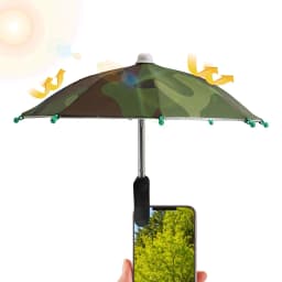 Cell Phone Umbrella Holder with Clip for Sun Shade Cell Phone Umbrella Phone Clip Outdoor Anti-Glare Sunshade Protect Your Phone
