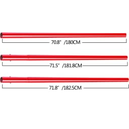 SucceBuy Concrete Float 1200x200mm/1200x300mm Finishing Bull Float with 4 Handle Round End Drywall Construction Cement Trowel
