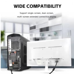LccKaa DisplayPort Display Port DP to VGA Adapter Cable Male to Female Converter for PC Computer Laptop HDTV Monitor Projector