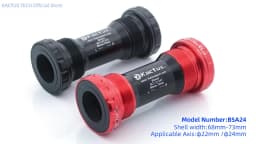 KACTUS Bicycle Bottom Bracket BSA Thread Kit Road MTB Bike Frame 68/73 Axis 24/22 and 29/30mm Fit for Shimano/SRAM GXP Crankset
