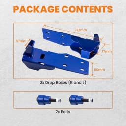 SUSPENSION LIFT KIT DROP BOXES DROP BOX 3" - 5" INCH For NISSAN PATROL GQ GU 4WD