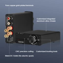 Nobsound NS-04G PRO Mini Digital Power Amplifier HiFi Stereo 2.0 Channel Class D Home Desktop Audio Amp 100W+100W