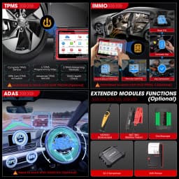 LAUNCH X431 PRO Elite OBD2 Scanner Scan Tool with CANFD DOIP Automotive Diagnostic Tool ECU Coding Full System,37+ Resets,FCA