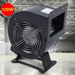 Round Flange Arch Fan Low Noise 120W Centrifugal Blower Outdoor Wood Furnace Boiler Fans for Extruder Heat Dissipation
