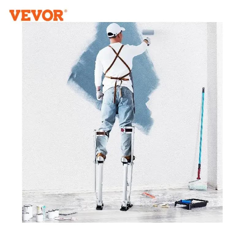 VEVOR 24"-40" Drywall Stilts Professional Aluminum lastering Stilt Ladder Adjustable Plastering Stilts Paint Tool Stage Props