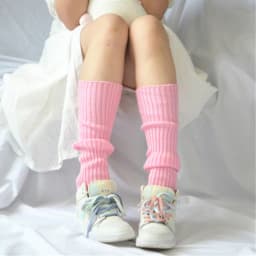 Sweet Girl Leg Warmers Wool Ball Knitted Foot Cover Women Autumn Winter Leg Warmer Socks Heap Heap Socks Leg Warmers Japanese
