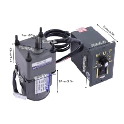 6W Gear Motor Gearmotor Speed Controller Electric Speed Adjustable 110V 20K