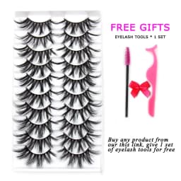 Eyelashes 5/10/16 Pairs 3D Faux Mink Lashes Natural False Eyelashes Reusable Dramatic Volume Lashes Makeup Eyelash Extension