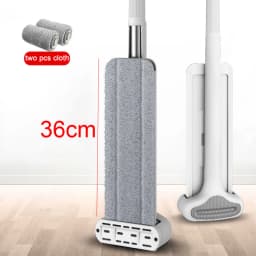 Mmagic Mop for Wash Floor Mop Cleaner Cleaning Flat Spin Mop Bucket Floor House Cleaning Easy Home Cleaning 360° Rotation With