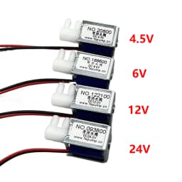 DC 4.5V 6V 12V 24V Tiny Mini Solenoid Valve Normally Closed N/C Flow Control Water Valve 5V Water pump
