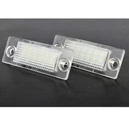 2pcs LED License Number Plate Light Lamp White Canbus For VW TRANSPORTER T5 CADDY TOURAN Golf Passat Super Bright