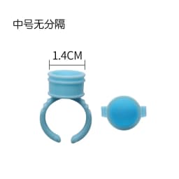 Disposable 100pcs Plastic Pigment Ring for Eyebrow Permanent Makeup 3 Sizes White Tattoo Ink Holder Accessory Supply
